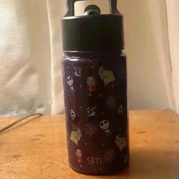 HalloweenDisney Nightmare Before Christmas Character Bottle, Aluminum, 8”‎ - Picture 1 of 9